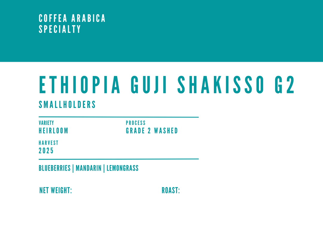 Ethiopia Guji Shakisso Gigesa Washed