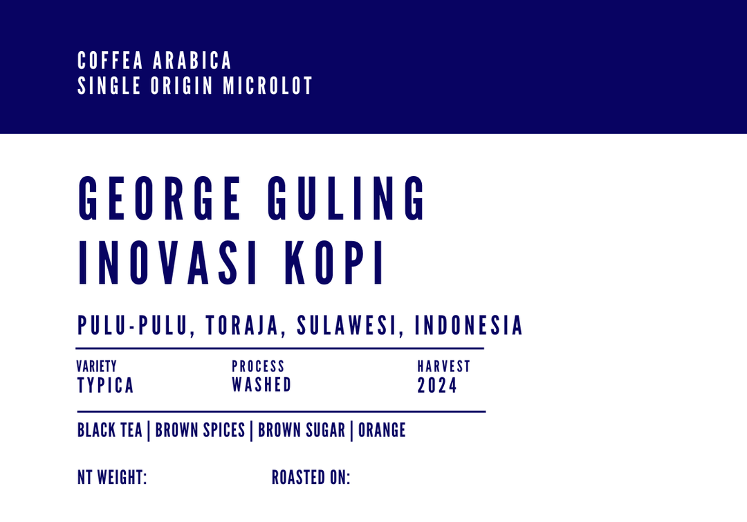 Pulu-Pulu, Indonesia - George Guling, Typica Washed