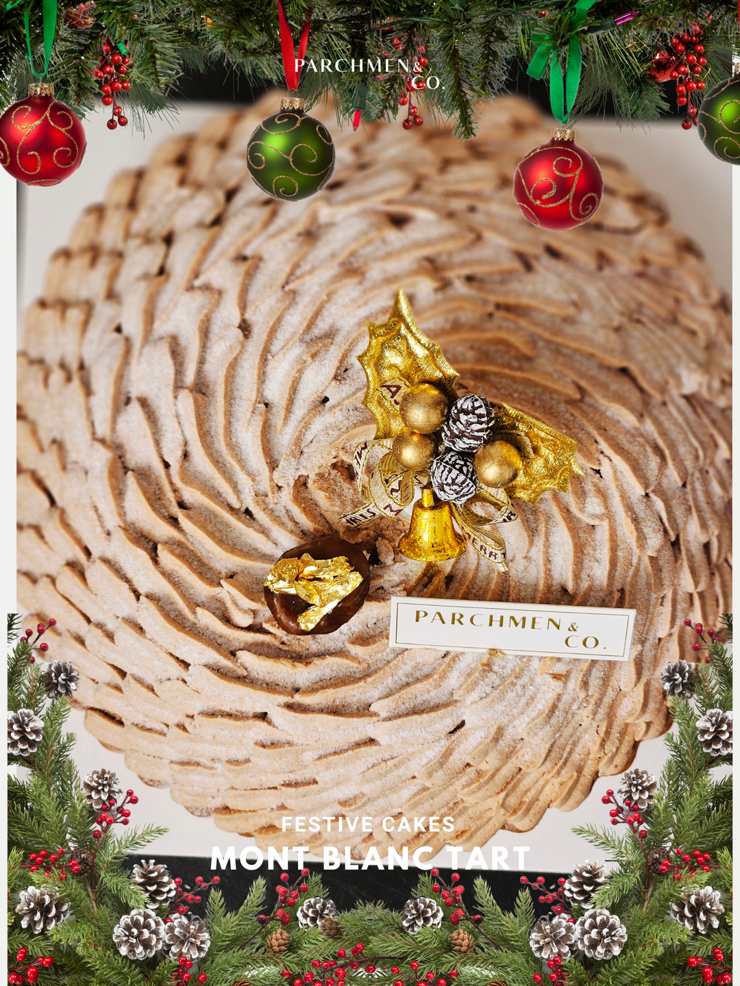 Mont Blanc Christmas Tart