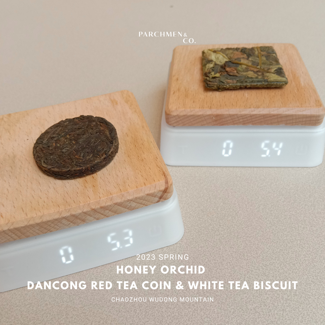 2023 Spring Wudong Mt Honey Orchid Red Tea Bag & Coin and White Tea Biscuit