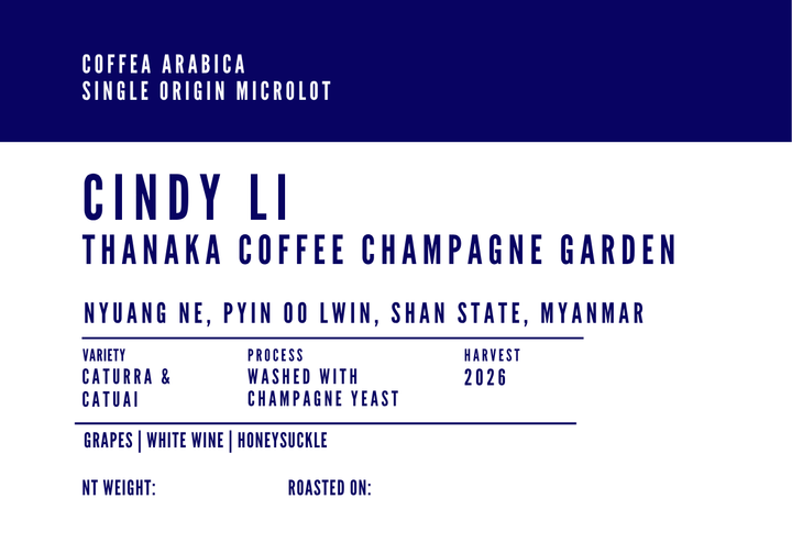 Cindy Li, Thanaka Coffee (Champagne Garden)