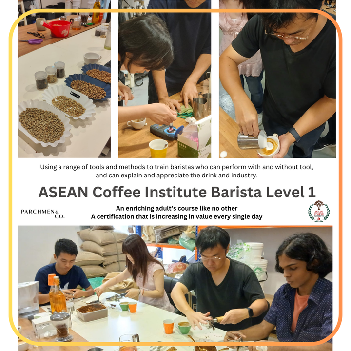 ASEAN Coffee Institute (ACI) Barista Level 1 - 2024 Sep Blended Learning Program