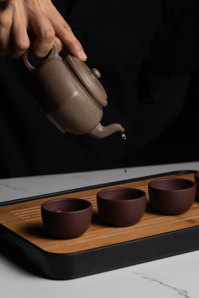 Zisha Tea Pot "Hexagon" (Liu Fang Hu) 六方壶