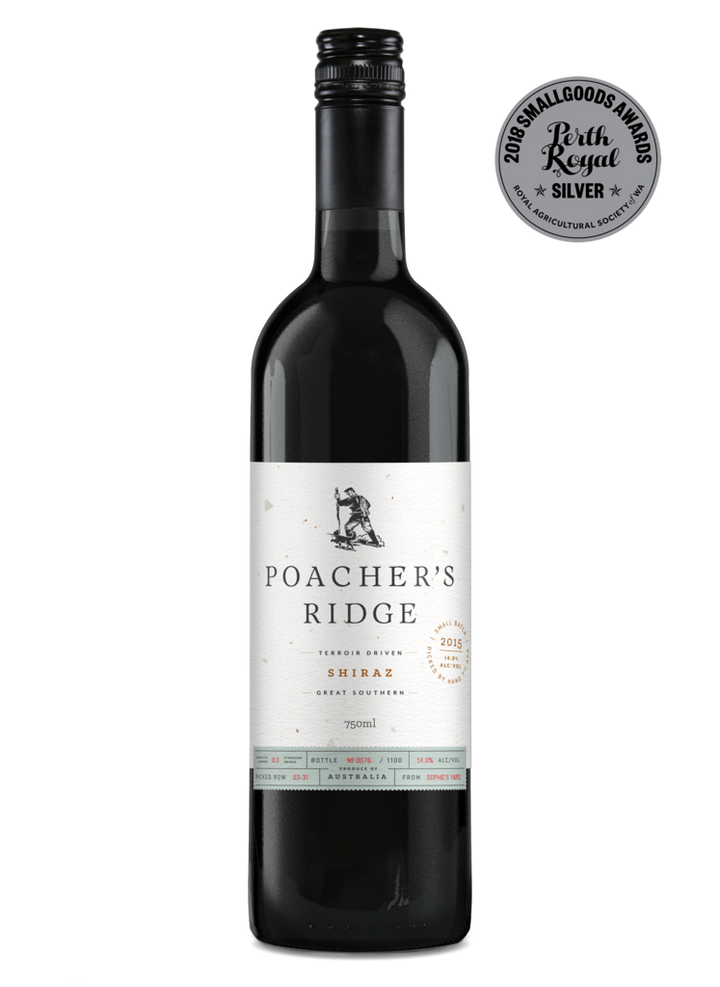 Poacher's Ridge Shiraz 2015