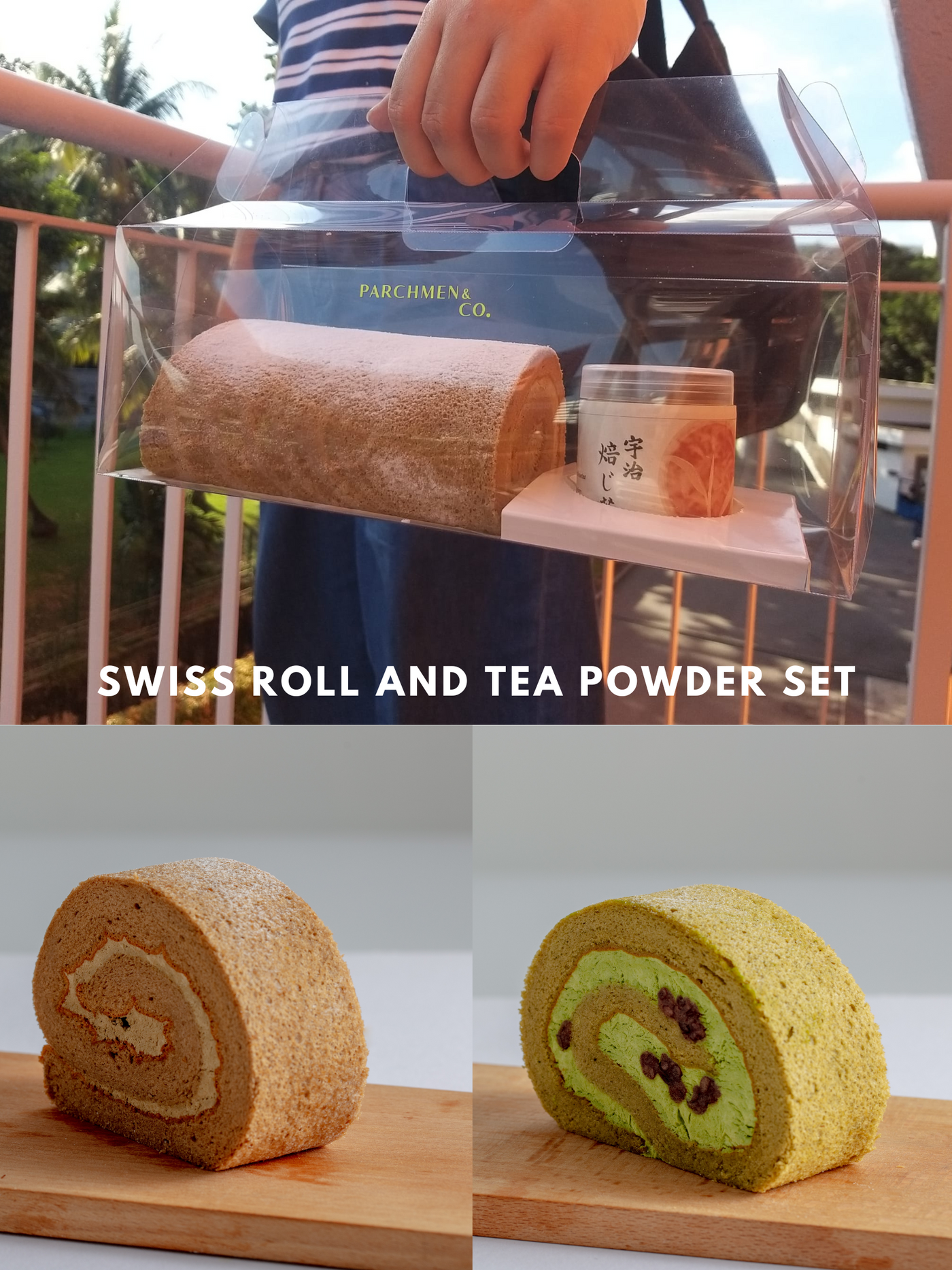 Swiss Roll and Tea Powder Set